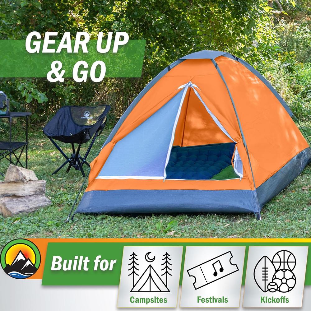 TIENDA DE CAMPAÑA WAKEMAN OUTDOORS ORANGE 2 PERSONAS - 6