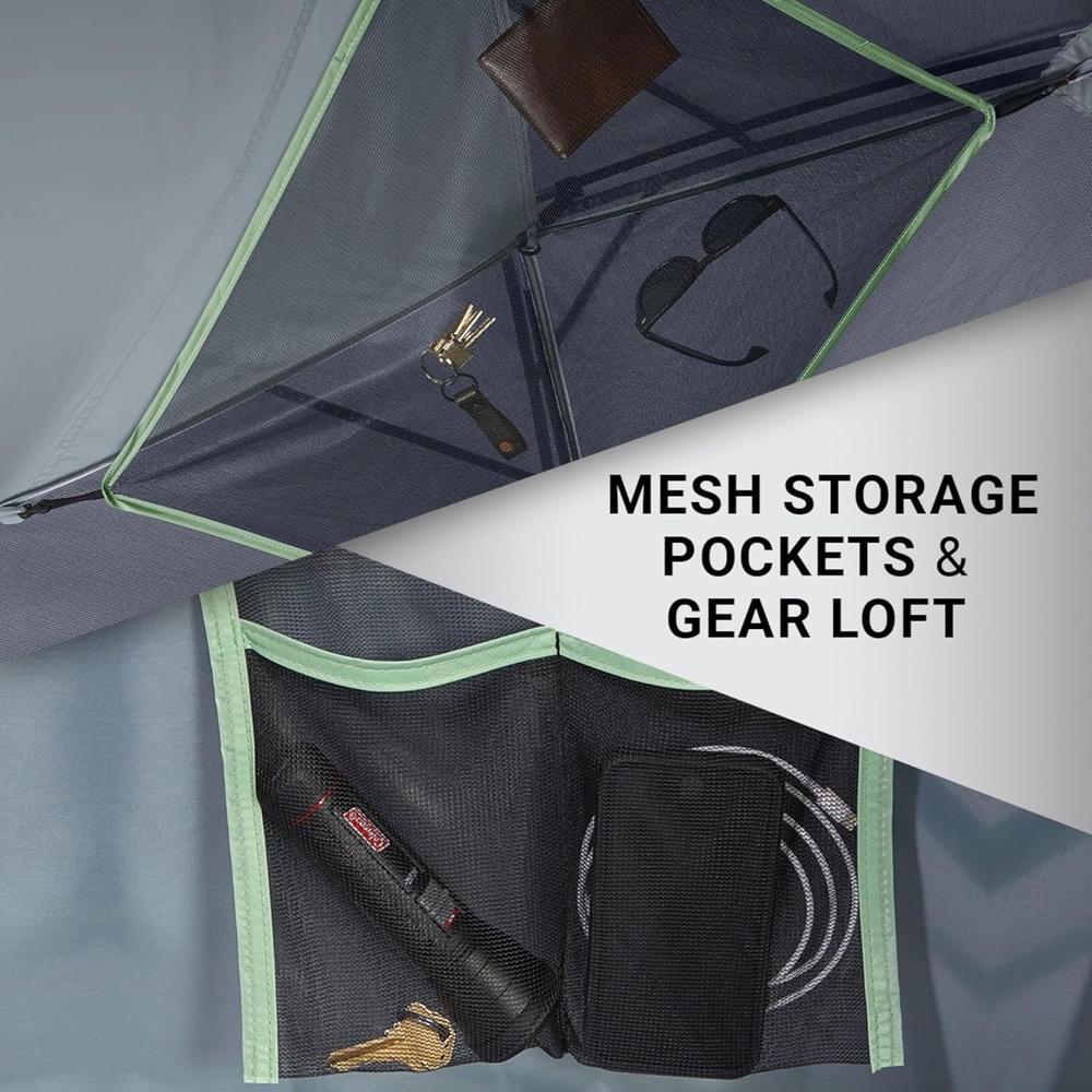 TIENDA DE CAMPAÑA COLEMAN SKYDOME PFAS FREE 2 PERSONAS AZUL - 6