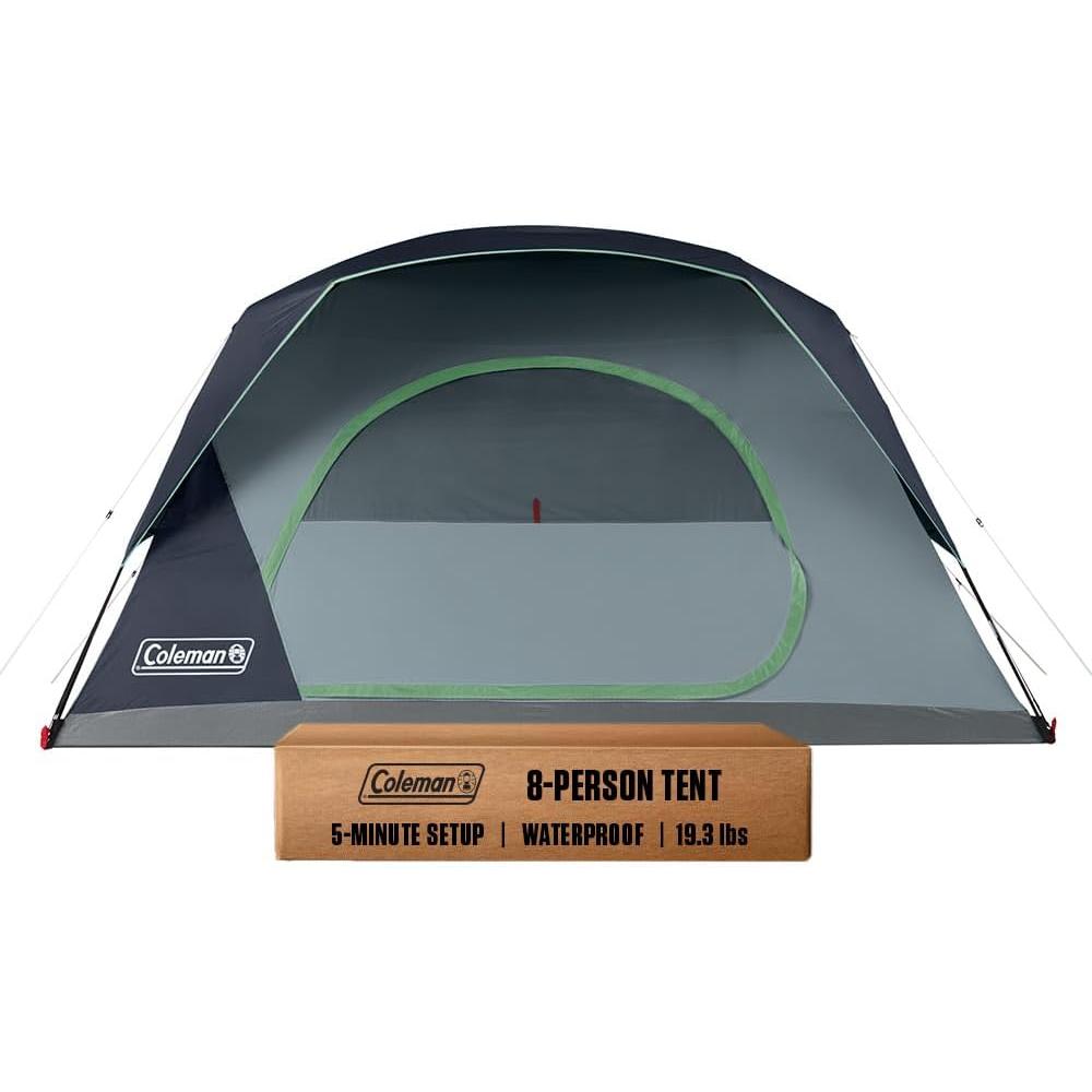 TIENDA DE CAMPAÑA COLEMAN SKYDOME PFAS FREE 8 PERSONAS AZUL - 1