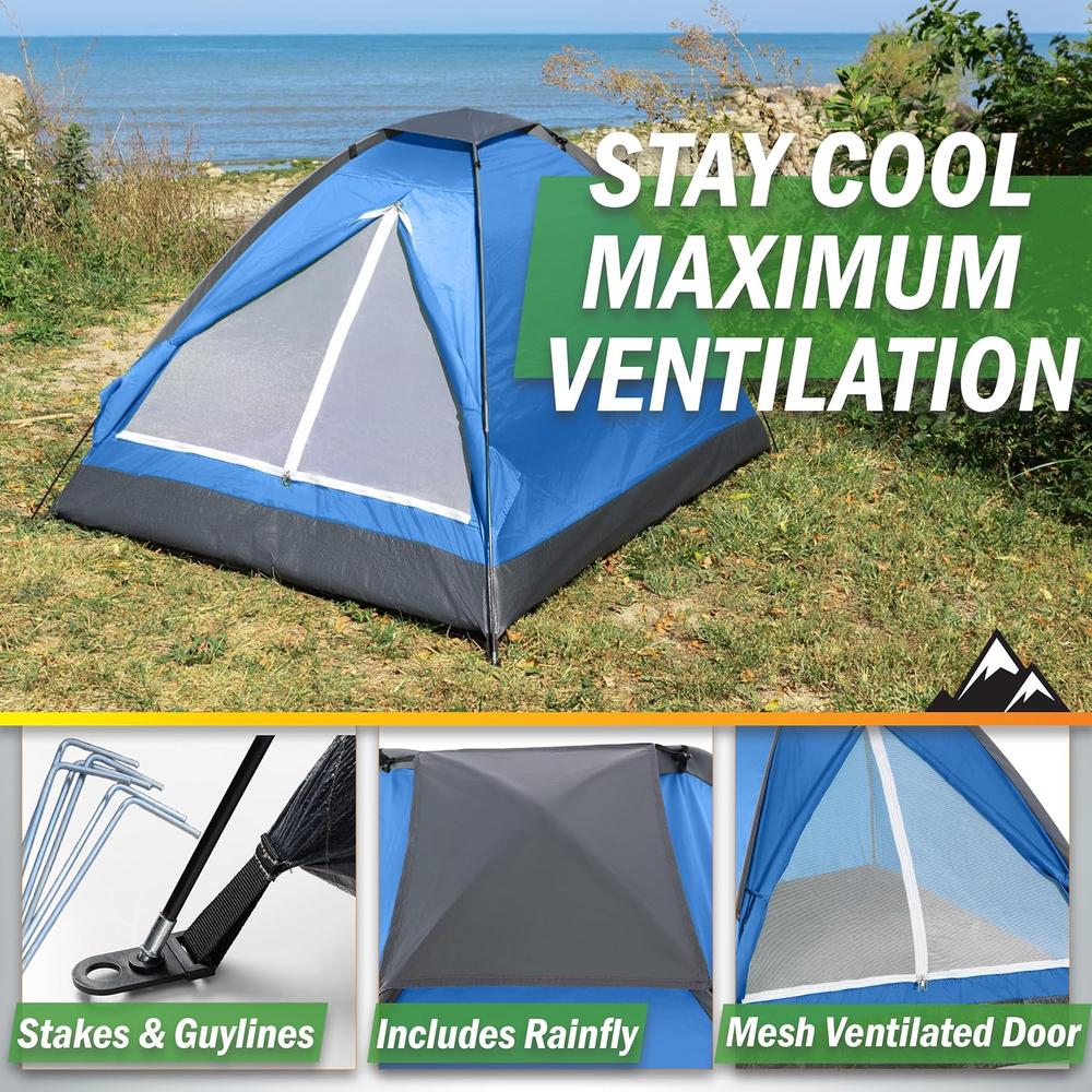TIENDA DE CAMPAÑA DOMO WAKEMAN OUTDOORS 2 PERSONAS - 4