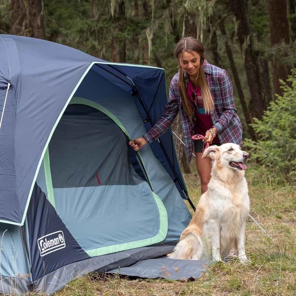 TIENDA DE CAMPAÑA COLEMAN SKYDOME PFAS FREE 4 PERSONAS AZUL - 4