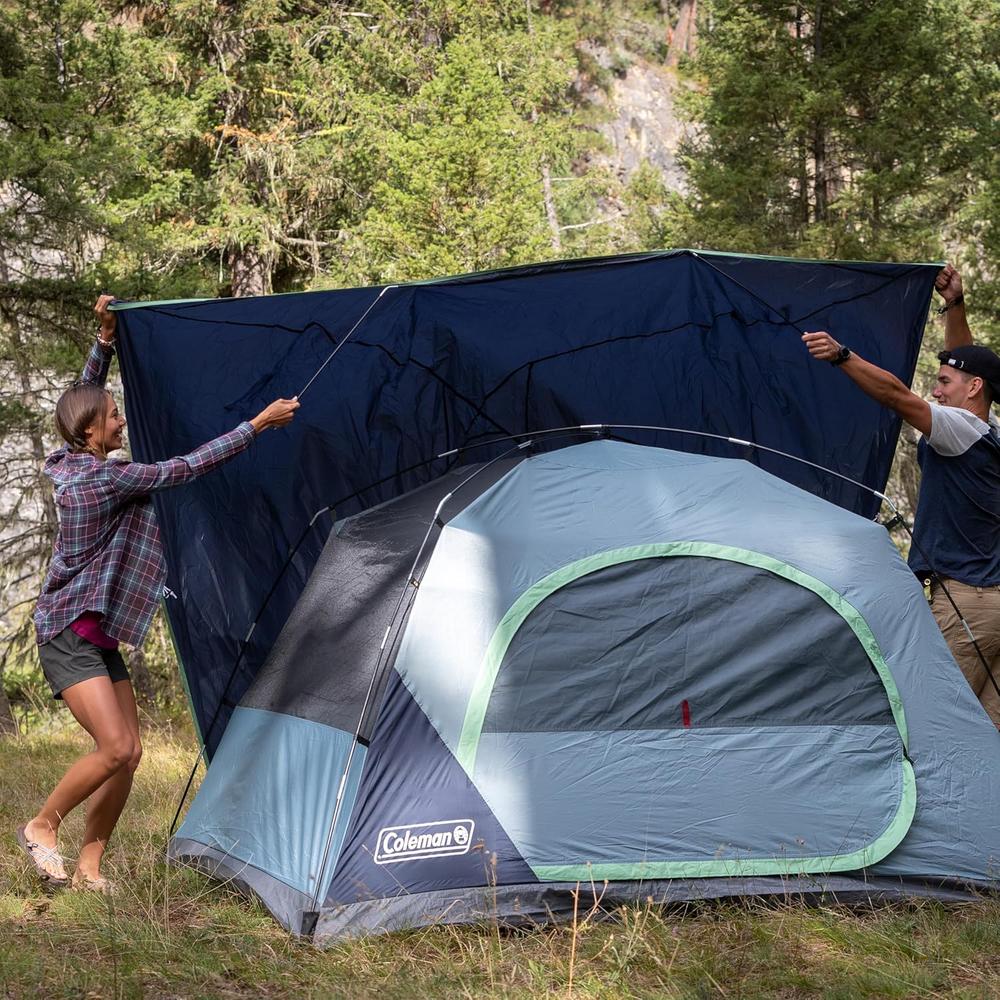 TIENDA DE CAMPAÑA COLEMAN SKYDOME PFAS FREE 4 PERSONAS AZUL - 5