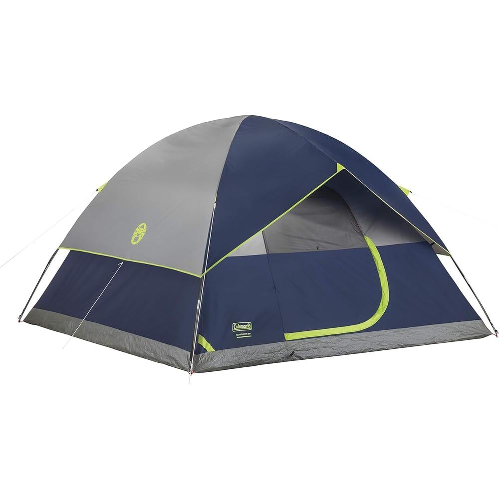 TIENDA DE CAMPAÑA COLEMAN SUNDOME 6 PERSONAS AZUL - 1