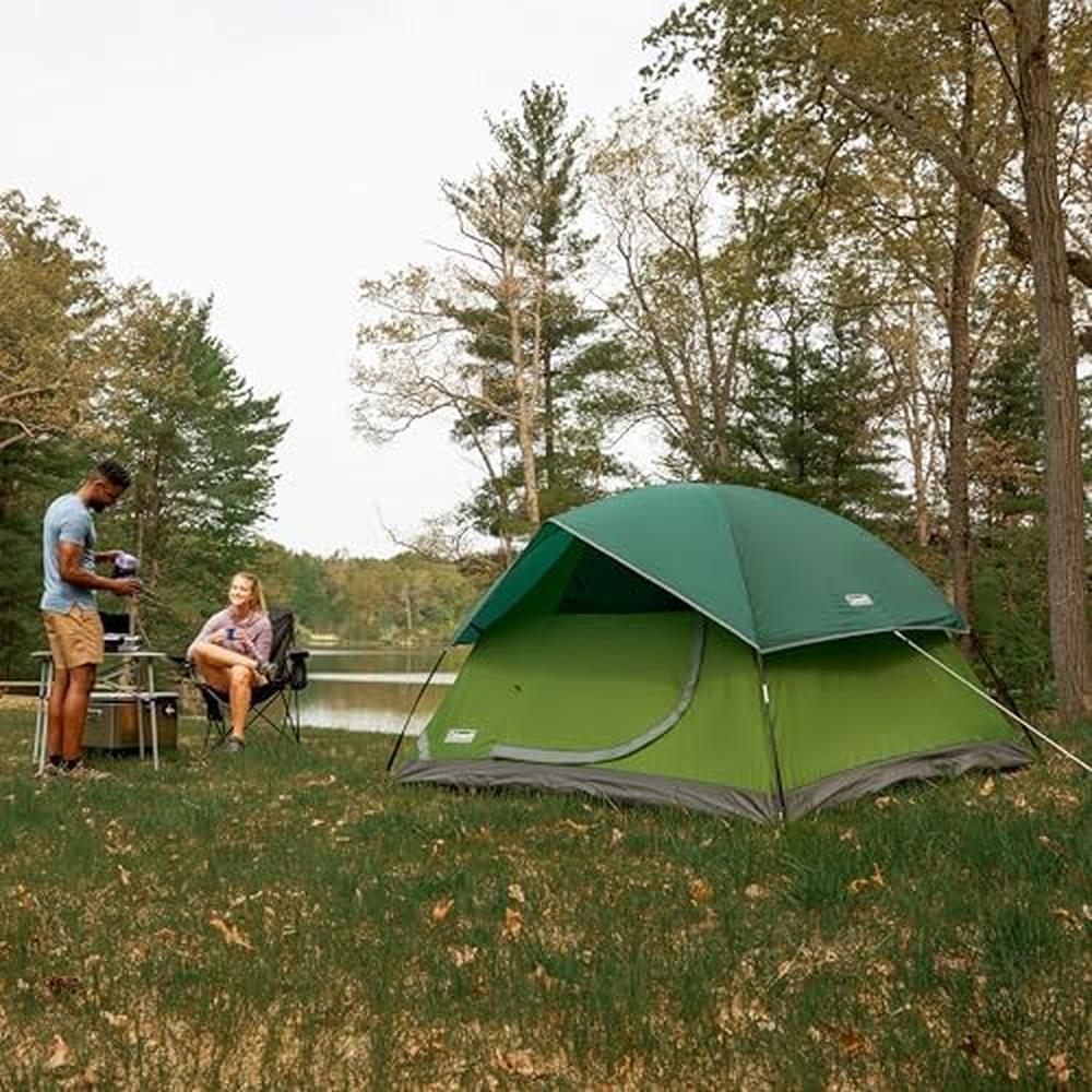 TIENDA DE CAMPAÑA COLEMAN SUNDOME PFAS FREE 3 PERSONAS VERDE - 2
