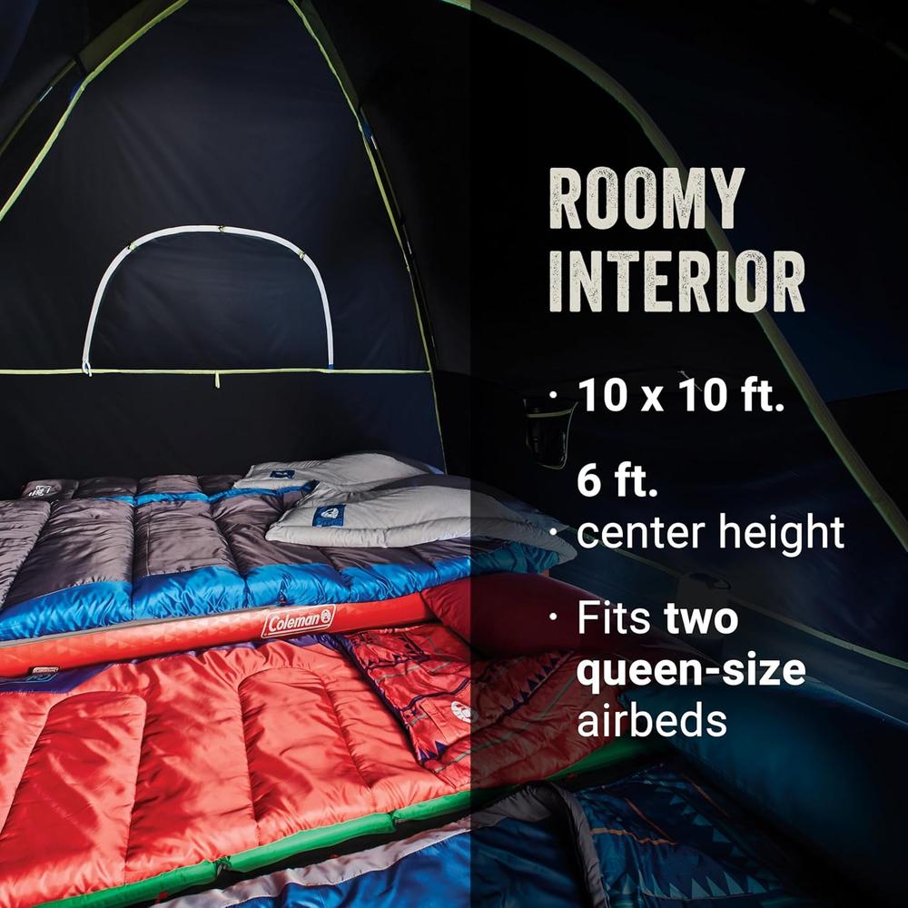 TIENDA DE CAMPAÑA COLEMAN SUNDOME DARK ROOM PFAS FREE 6 PERSONAS - 5