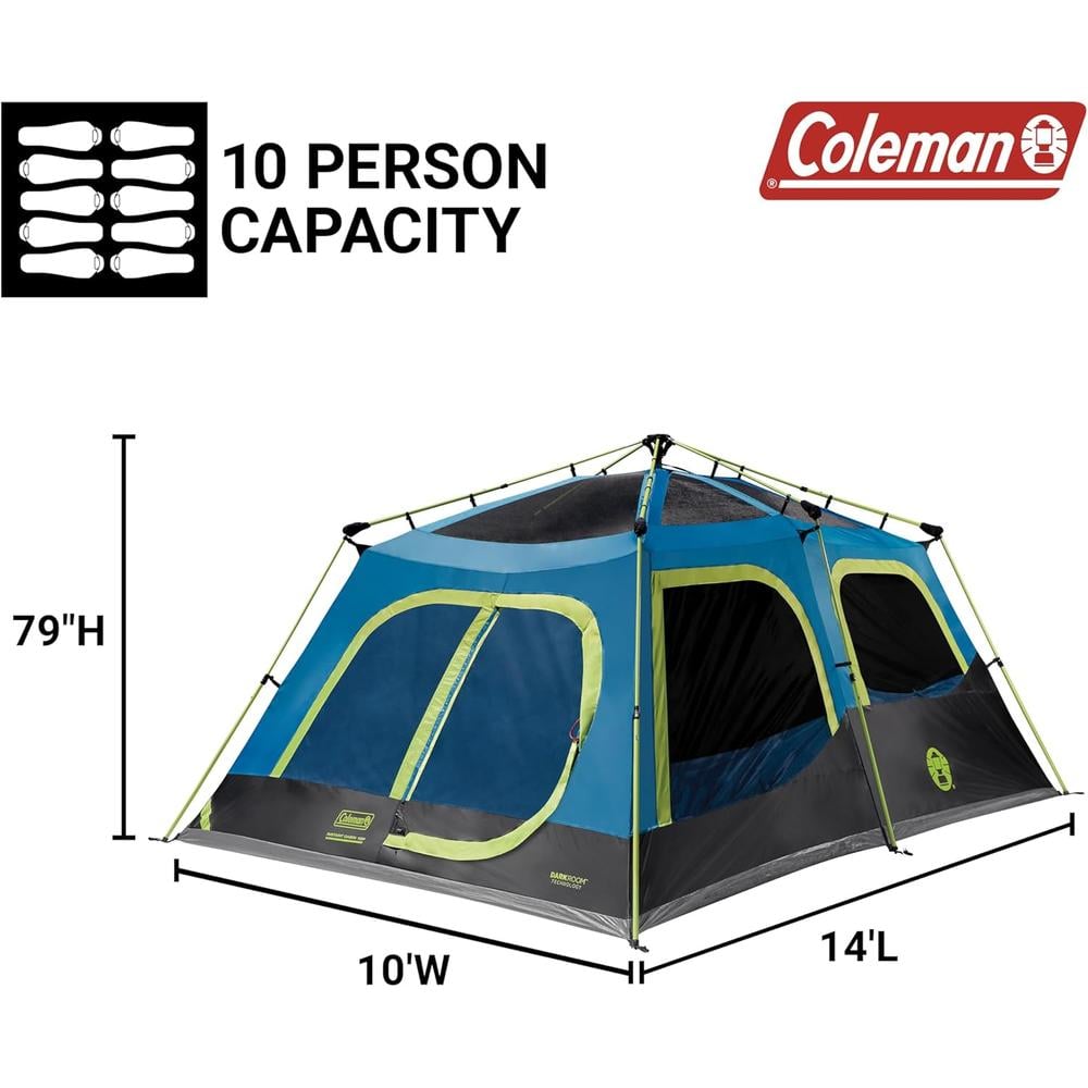 TIENDA DE CAMPAÑA INSTANTÁNEA COLEMAN PFAS FREE 10 PERSONAS - 3