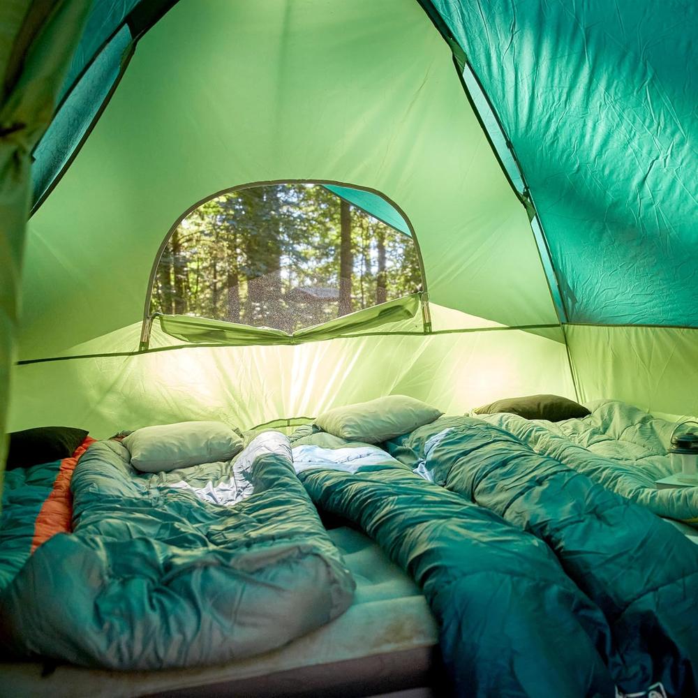 TIENDA DE CAMPAÑA COLEMAN SUNDOME PFAS FREE 6 PERSONAS VERDE - 5