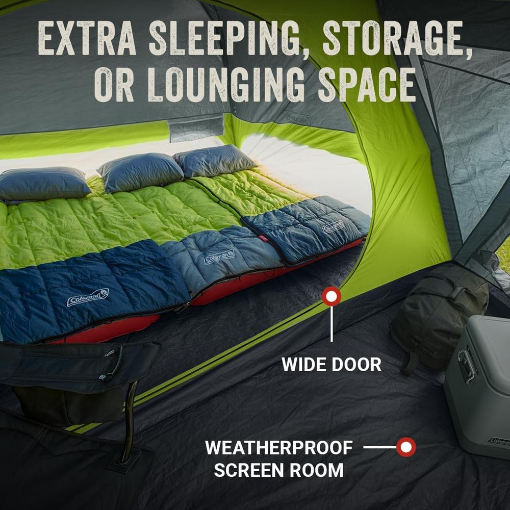 TIENDA DE CAMPAÑA COLEMAN SKYDOME CON PORCHE 8 PERSONAS - 5