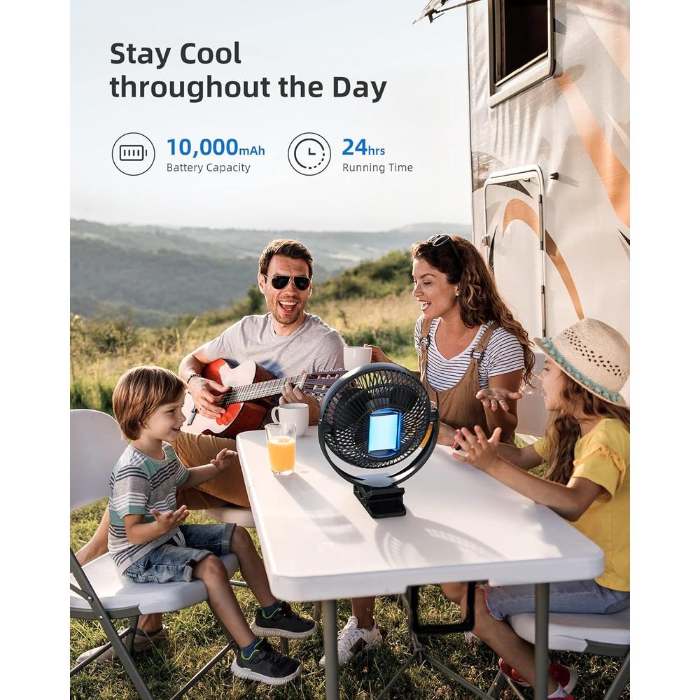 VENTILADOR DE CLIP KOONIE 10000 MAH - 3