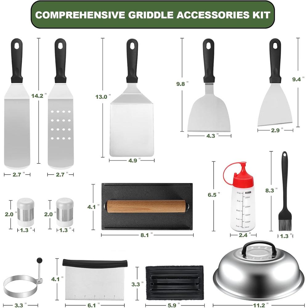 KIT DE ACCESORIOS PARA PARRILLA 18 PIEZAS - 2