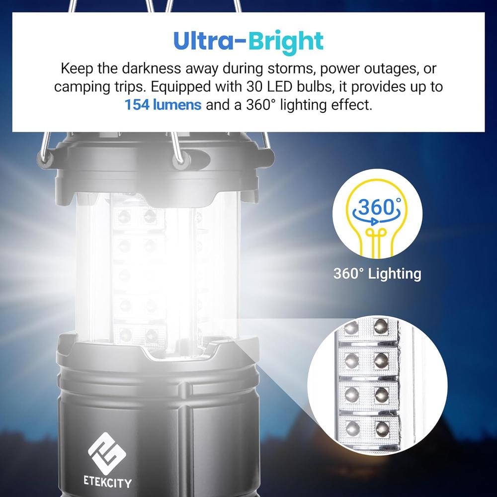PACK DE LINTERNA LED ETEKCITY X4 - 2