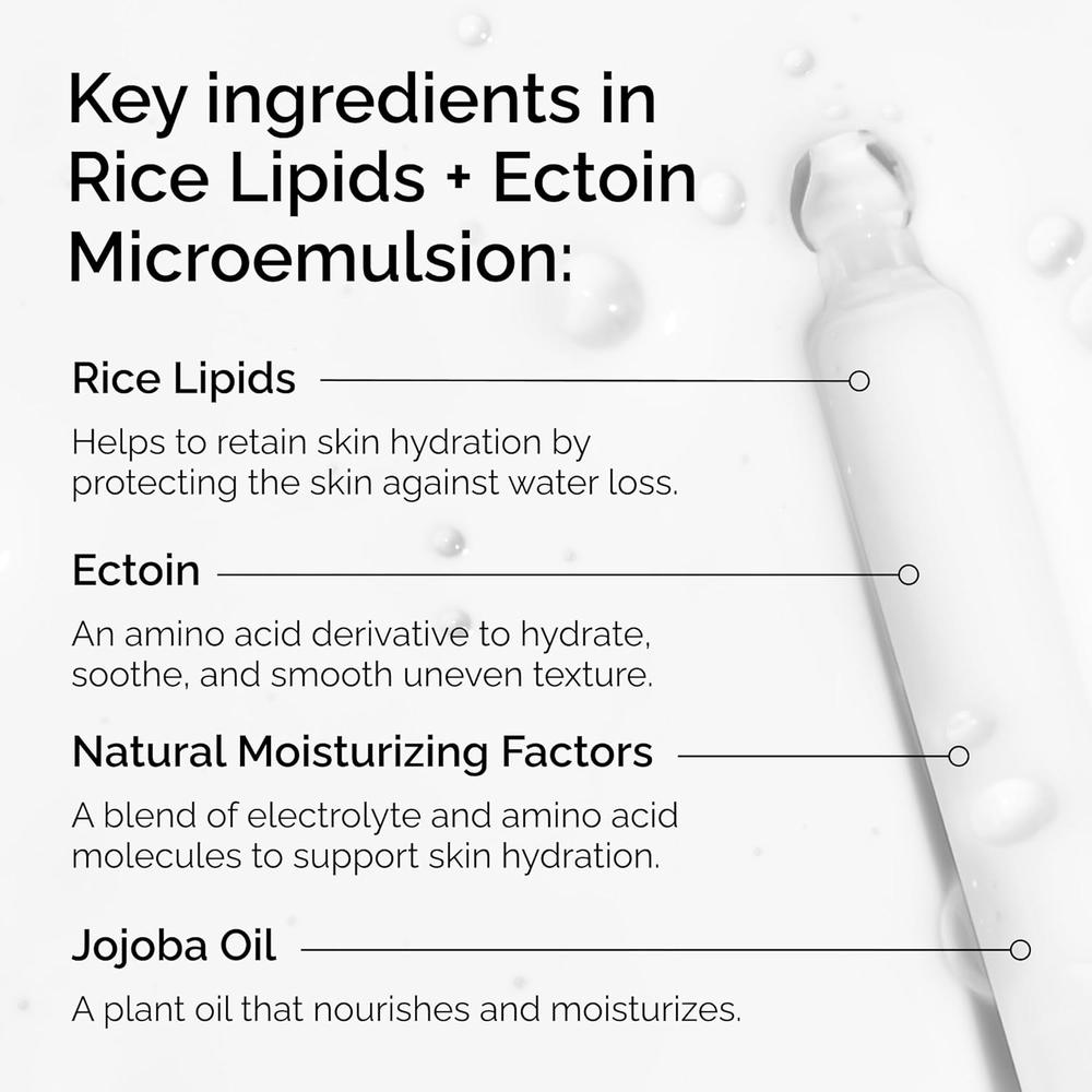 THE ORDINARY CREMA HIDRATANTE LIPIDOS DE ARROZ ECTOINA | 1.7 OZ / 50 ML - 2