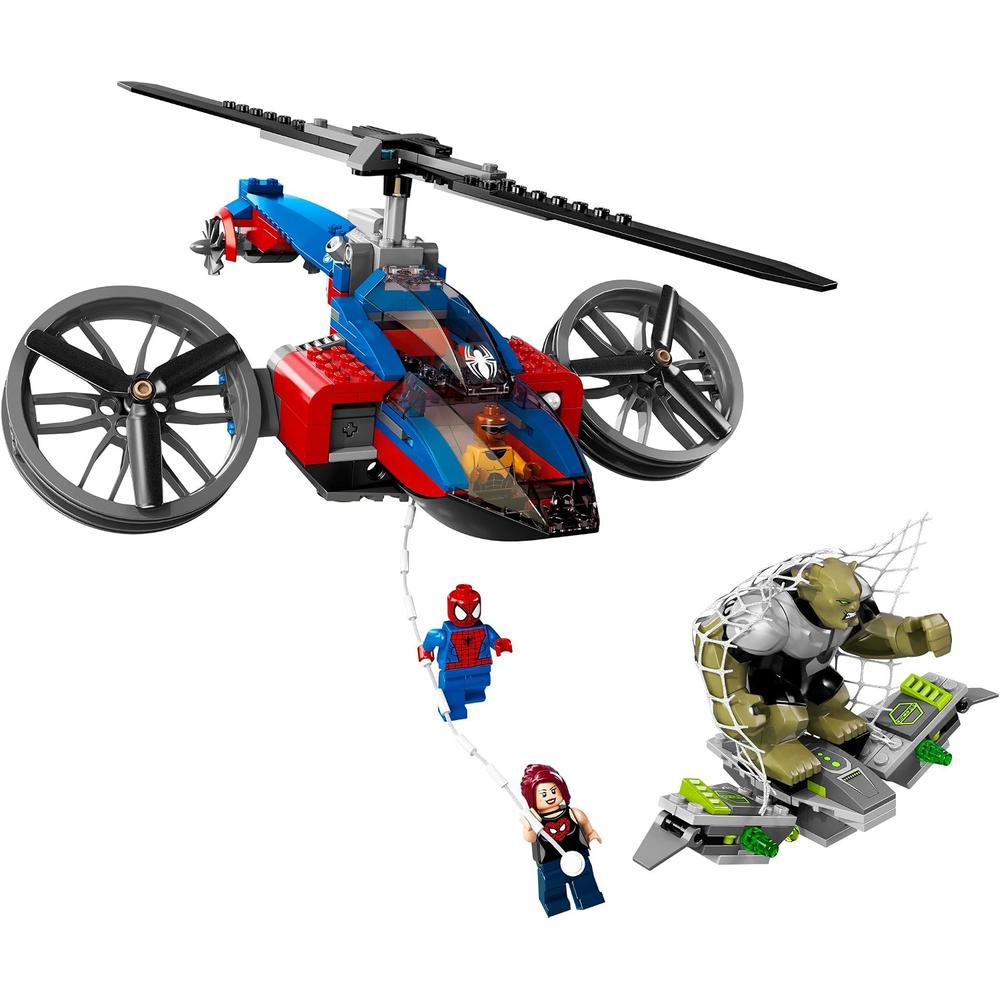 LEGO SUPERHÉROES RESCATE EN HELICÓPTERO ARAÑA 76016 - 4