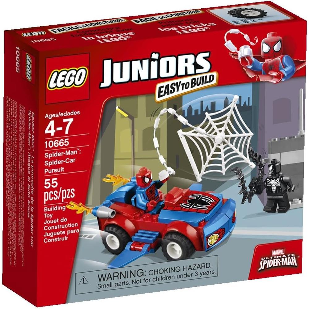 LEGO JUNIORS SPIDER-MAN PERSECUCIÓN EN COCHE ARAÑA 10665 - 1