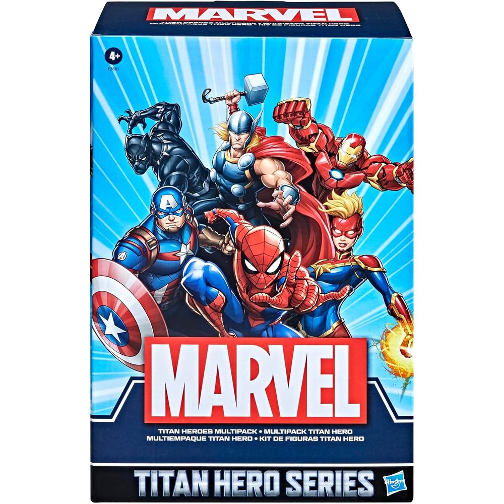 FIGURAS DE ACCIÓN MARVEL TITAN HERO 30 CM | PACK 6 - 6