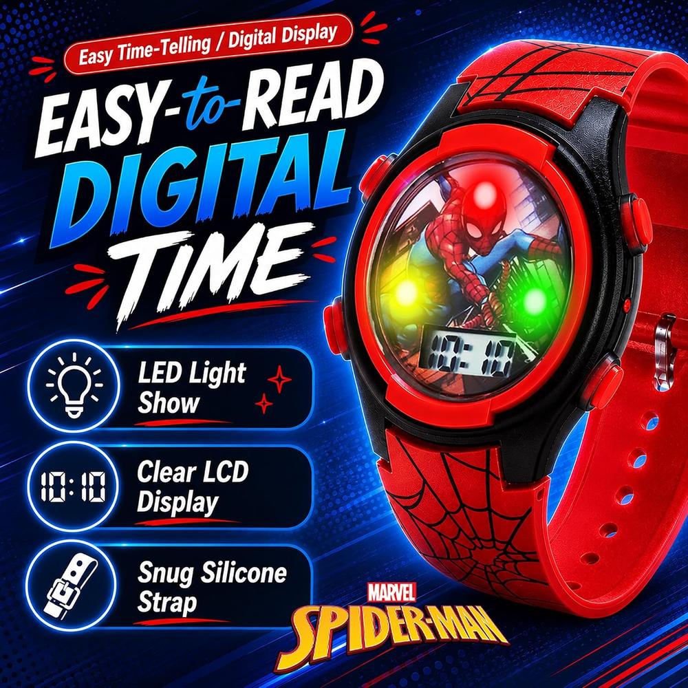 RELOJ DIGITAL MARVEL SPIDER-MAN INFANTIL - 2