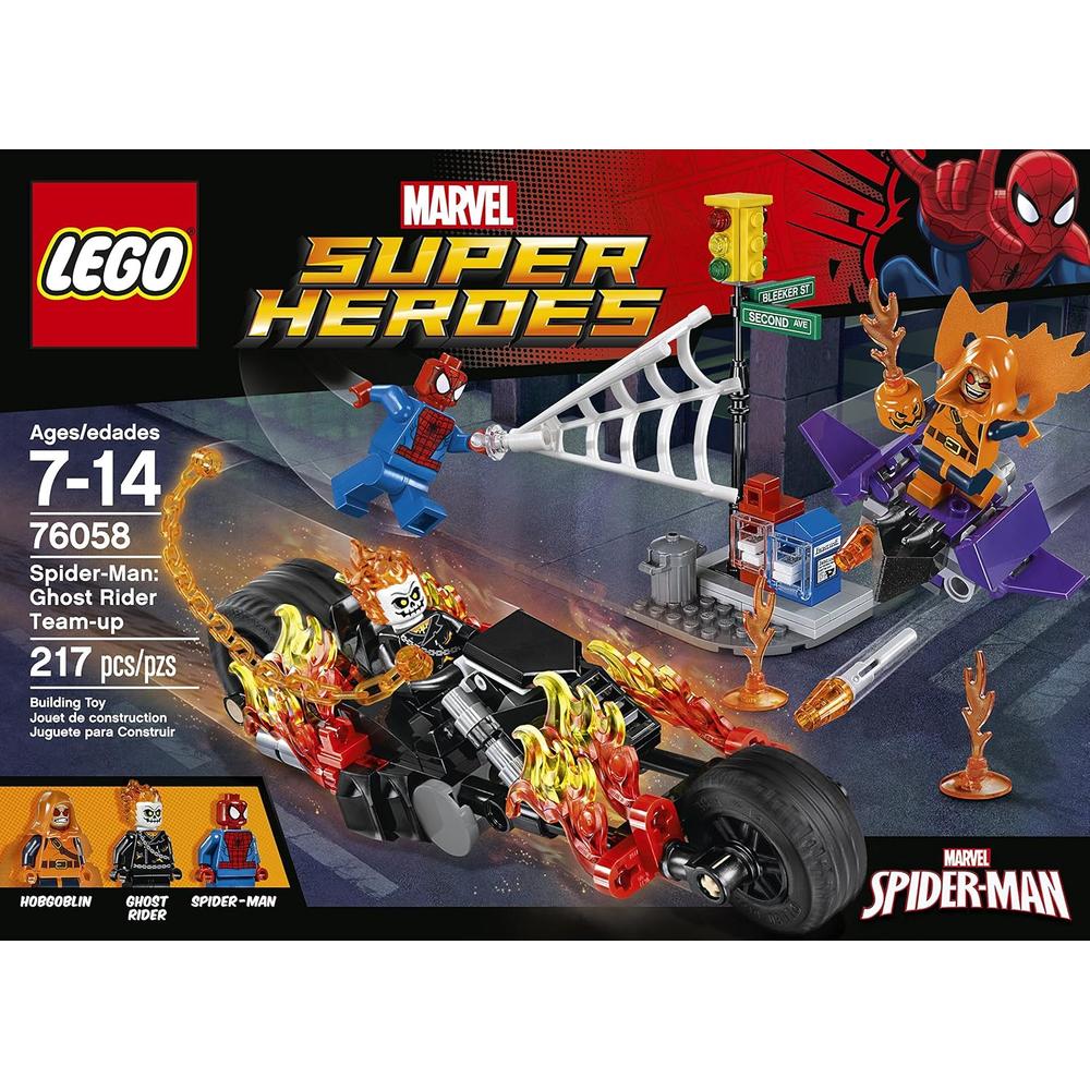 LEGO MARVEL SUPER HÉROES SPIDER-MAN EQUIPO GHOST RIDER 76058 - 2