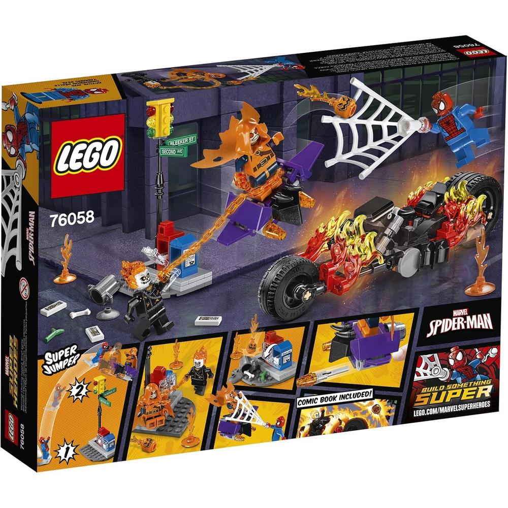 LEGO MARVEL SUPER HÉROES SPIDER-MAN EQUIPO GHOST RIDER 76058 - 3