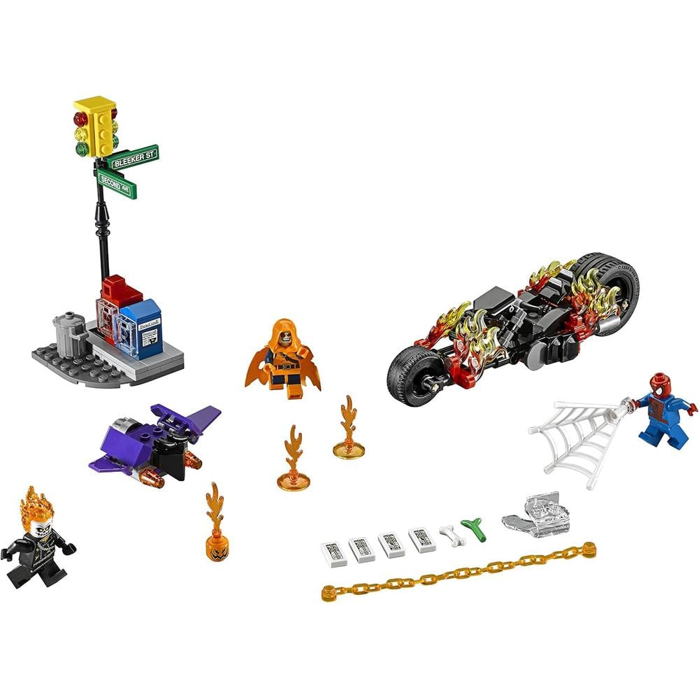 LEGO MARVEL SUPER HÉROES SPIDER-MAN EQUIPO GHOST RIDER 76058 - 4