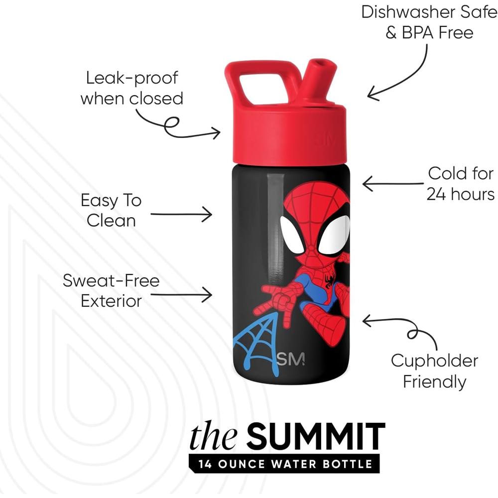 BOTELLA MARVEL SPIDER-MAN SUMMIT SPIDEY KID 14 OZ / 414 ML - 4