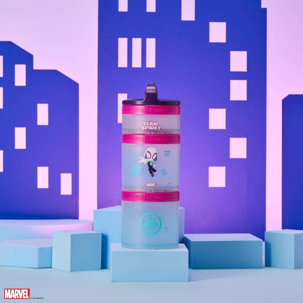 WHISKWARE MARVEL SPIDER-MAN GWEN STACY RECIPIENTES APILABLES | PACK 3 - 6