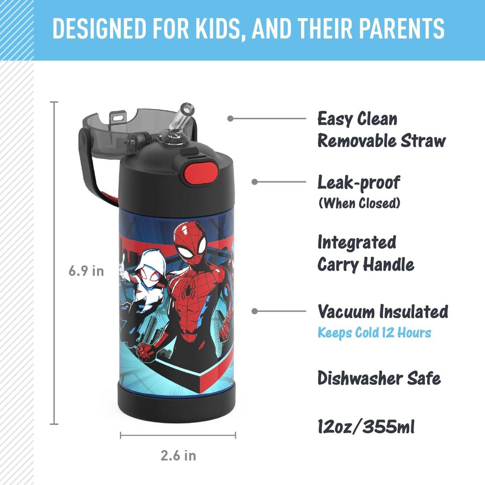 BOTELLA THERMOS FUNTAINER SPIDER-MAN 12 OZ / 355 ML - 2