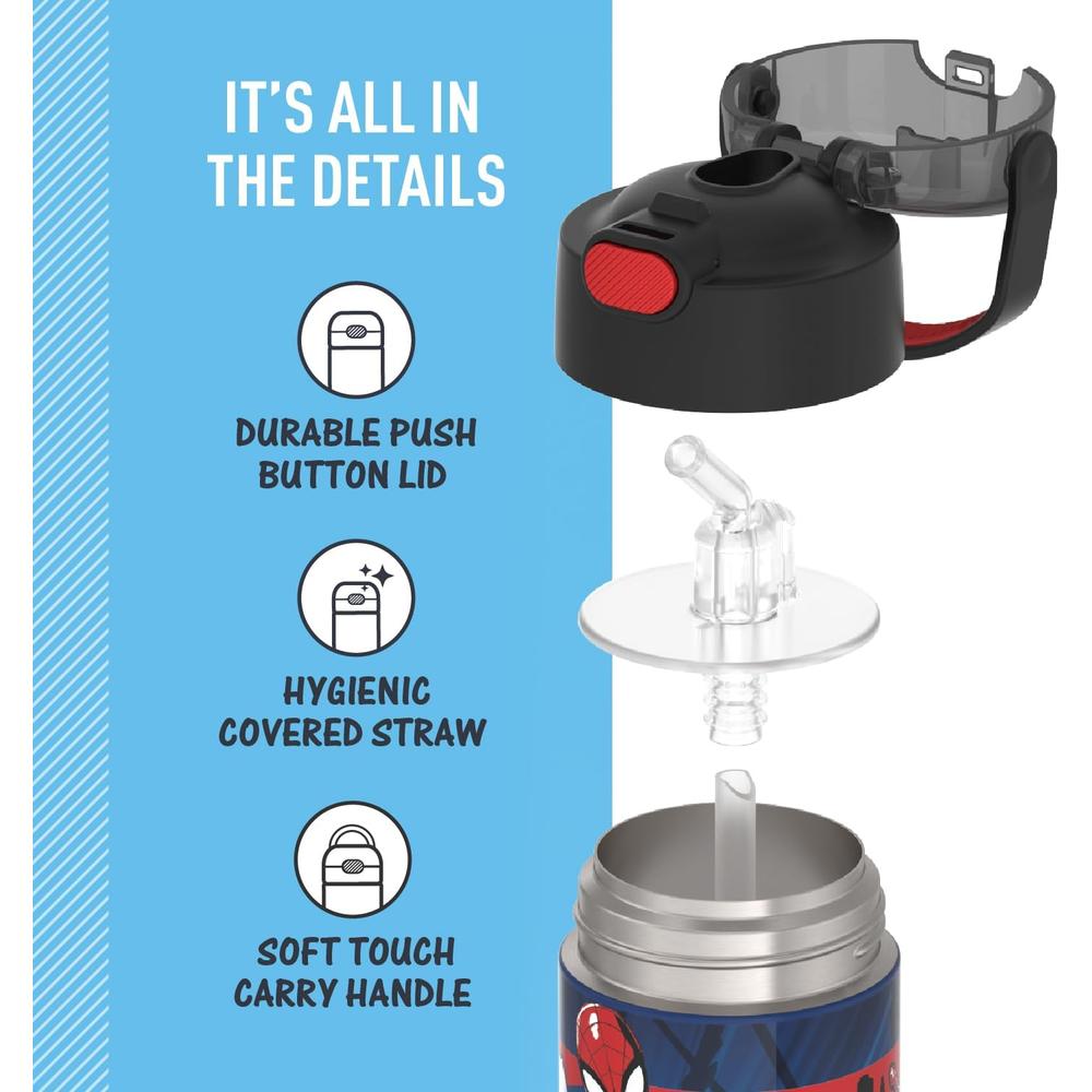 BOTELLA THERMOS FUNTAINER SPIDER-MAN 12 OZ / 355 ML - 4