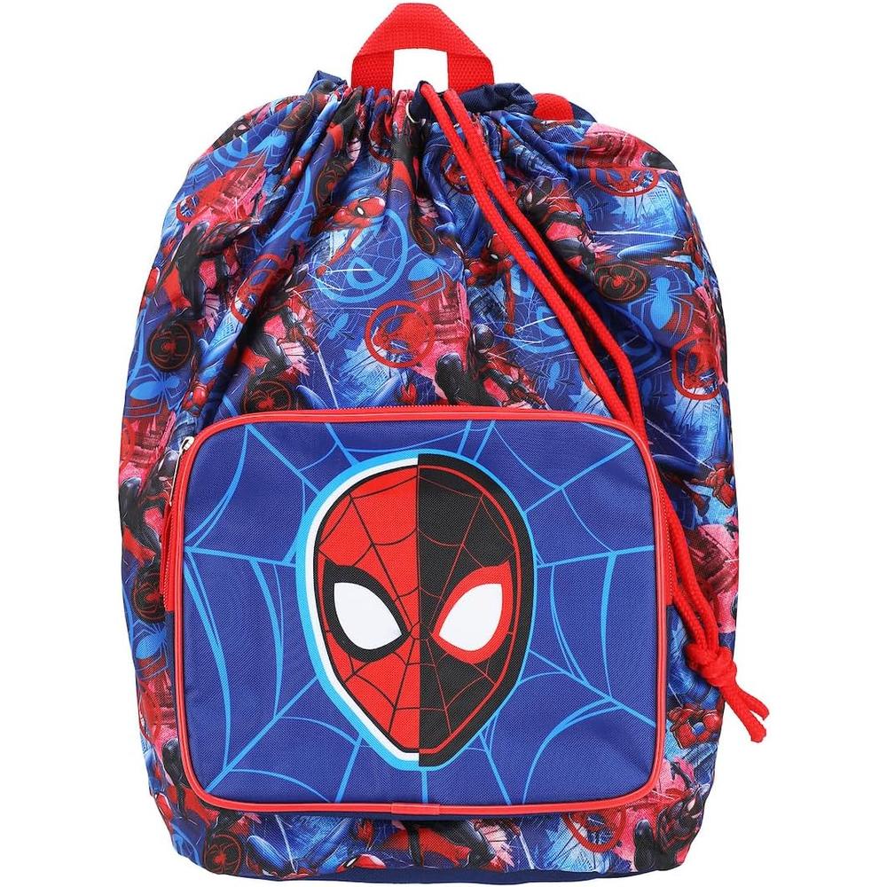 SET DE BOLSA DE LONA BIOWORLD SPIDER-MAN | 4 PIEZAS - 3