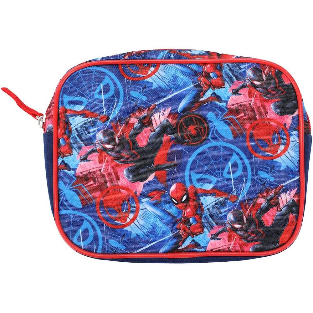 SET DE BOLSA DE LONA BIOWORLD SPIDER-MAN | 4 PIEZAS - 5
