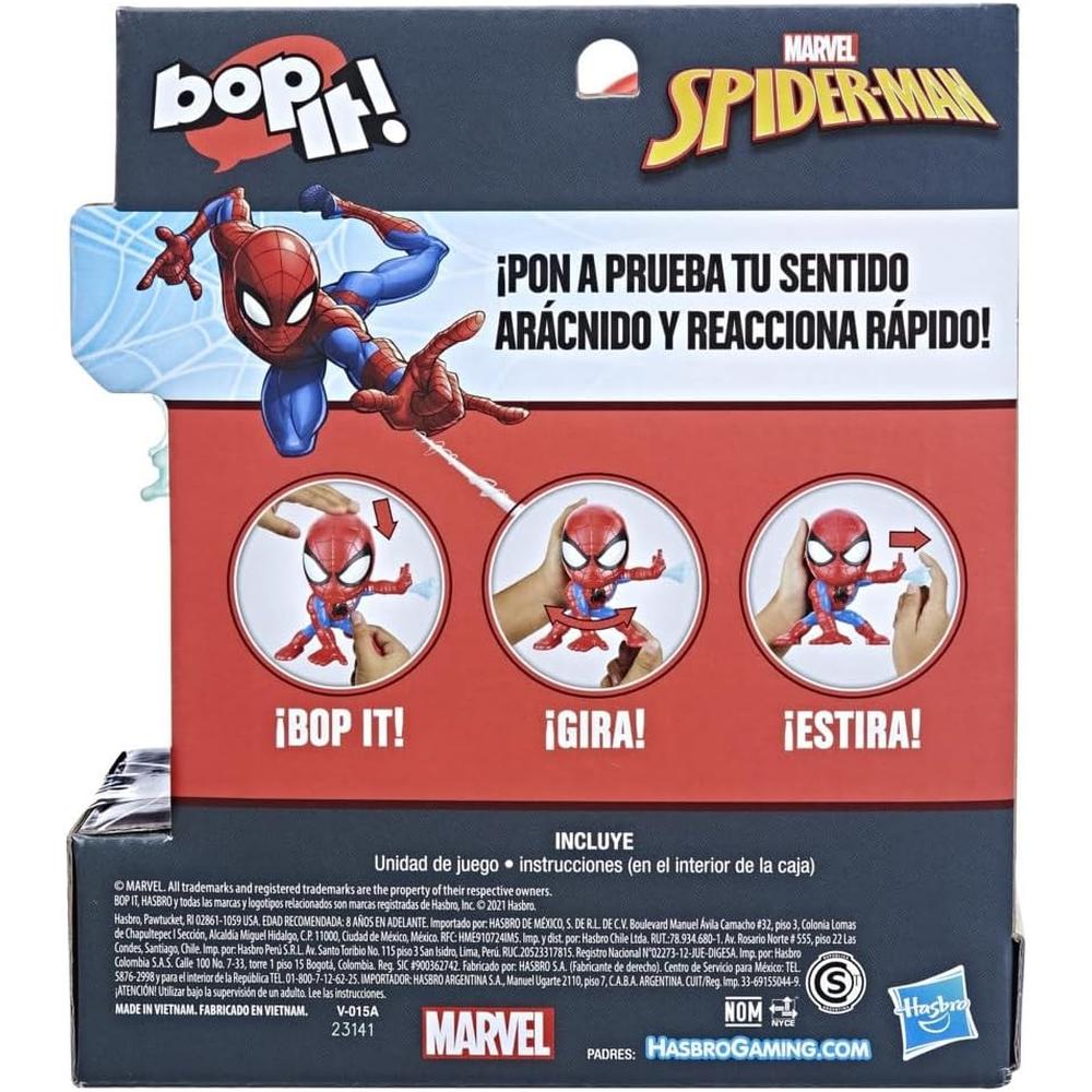 JUEGO HASBRO GAMING BOP IT! MARVEL SPIDER-MAN - 5