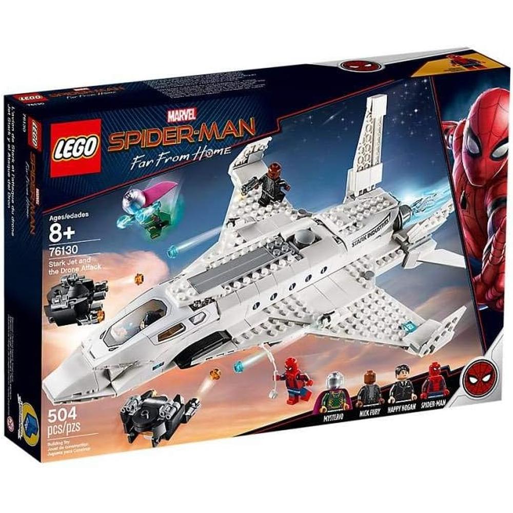 LEGO MARVEL SPIDER-MAN JET DE STARK Y ATAQUE DEL DRON 76130 - 1