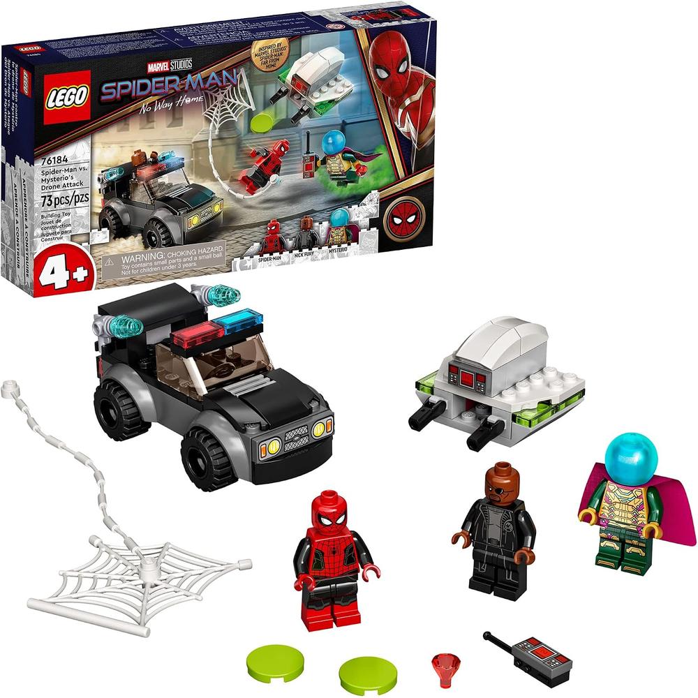 LEGO MARVEL SPIDER-MAN VS. ATAQUE DE DRON DE MYSTERIO 76184 - 1