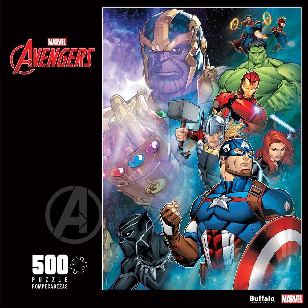 ROMPECABEZAS MARVEL THANOS VS. LOS VENGADORES BUFFALO GAMES 500 PIEZAS - 3