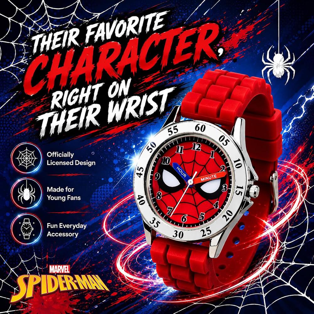 RELOJ DE MESA SPIDER-MAN PARA NIÑOS - 2