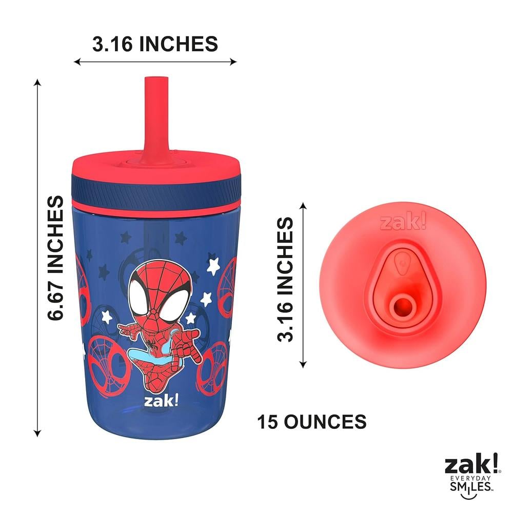 VASOS ZAK DESIGNS MARVEL SPIDER-MAN | PACK 2 | 15 OZ / 443 ML - 3