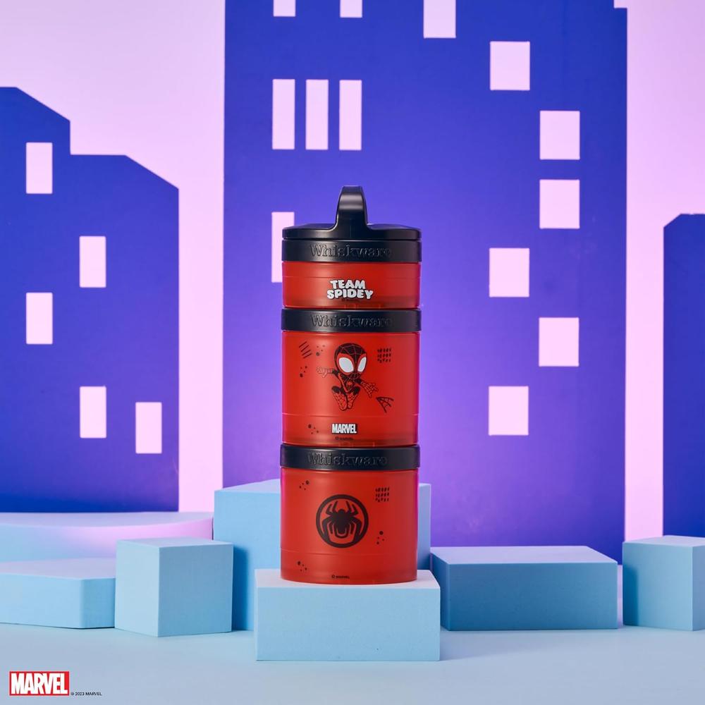 WHISKWARE MARVEL MILES MORALES RECIPIENTES APILABLES | PACK 3 - 6