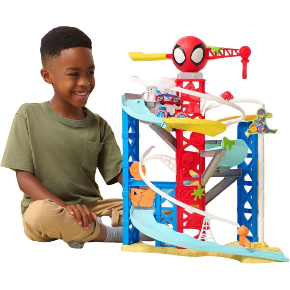 MARVEL SPIDEY Y SUS INCREÍBLES AMIGOS PISTA DE CARRERAS 60 CM - 1