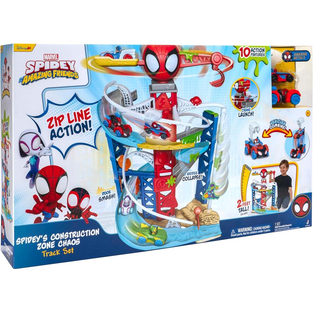 MARVEL SPIDEY Y SUS INCREÍBLES AMIGOS PISTA DE CARRERAS 60 CM - 4