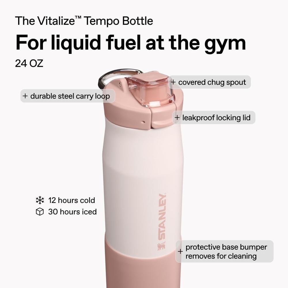 STANLEY VITALIZE TEMPO BOTELLA DE AGUA 24 OZ / 710 ML | CUARZO ROSA - 6
