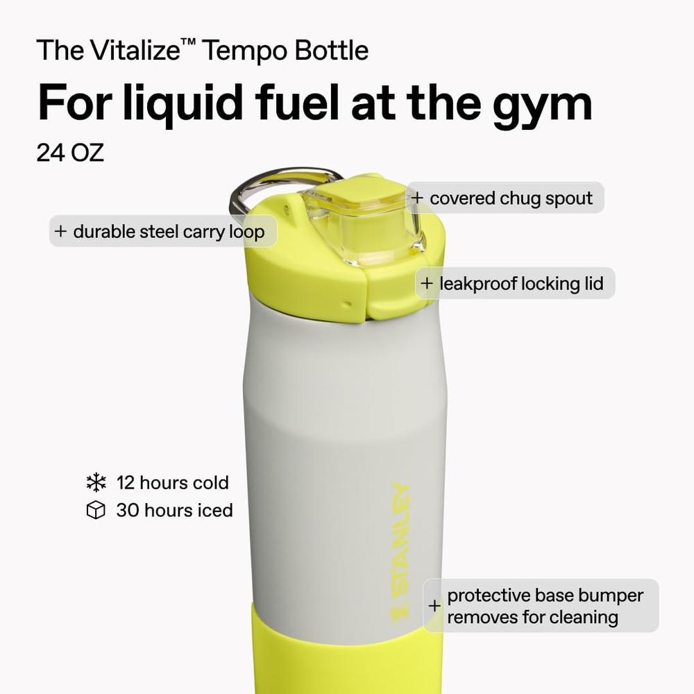 STANLEY VITALIZE TEMPO BOTELLA DE AGUA 24 OZ / 710 ML | PIEDRA PÁLIDA ATÓMICA - 6
