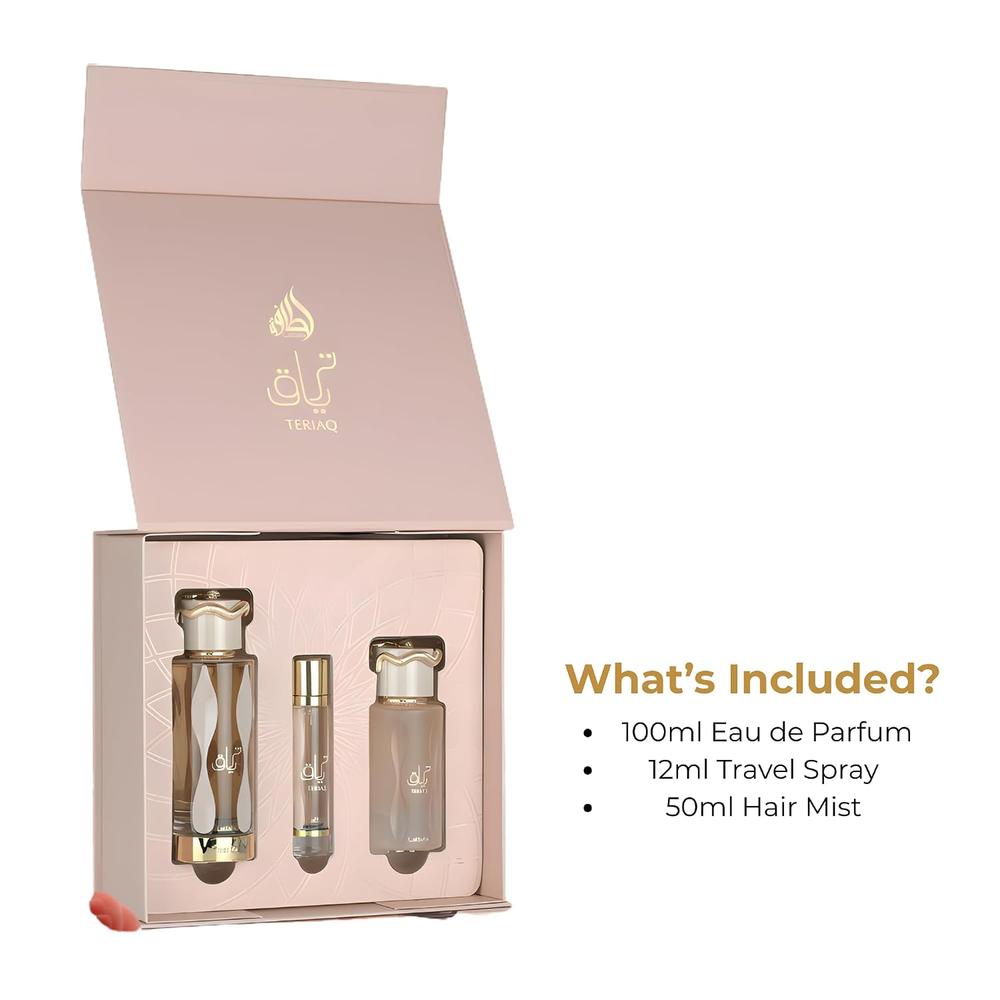 SET DE PERFUME LATTAFA TERIAQ EDP UNISEX 3PZS - 2
