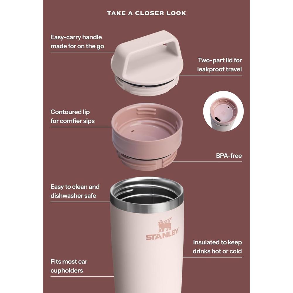 STANLEY CAFÉ TO GO TAZA TÉRMICA 16 OZ / 473 ML | DAFFODIL - 6