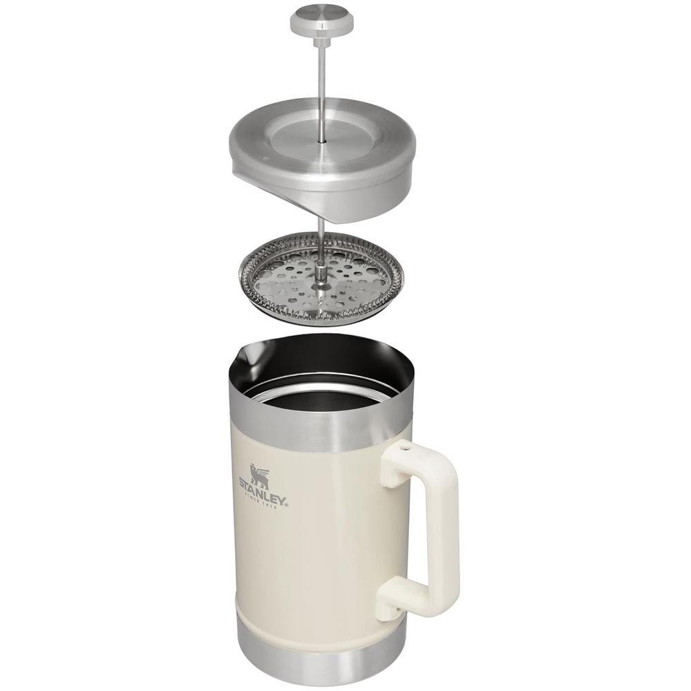 STANLEY CAFETERA FRENCH PRESS CLASSIC STAY-HOT 48 OZ / 1.42 L | CREAM GLOSS - 3