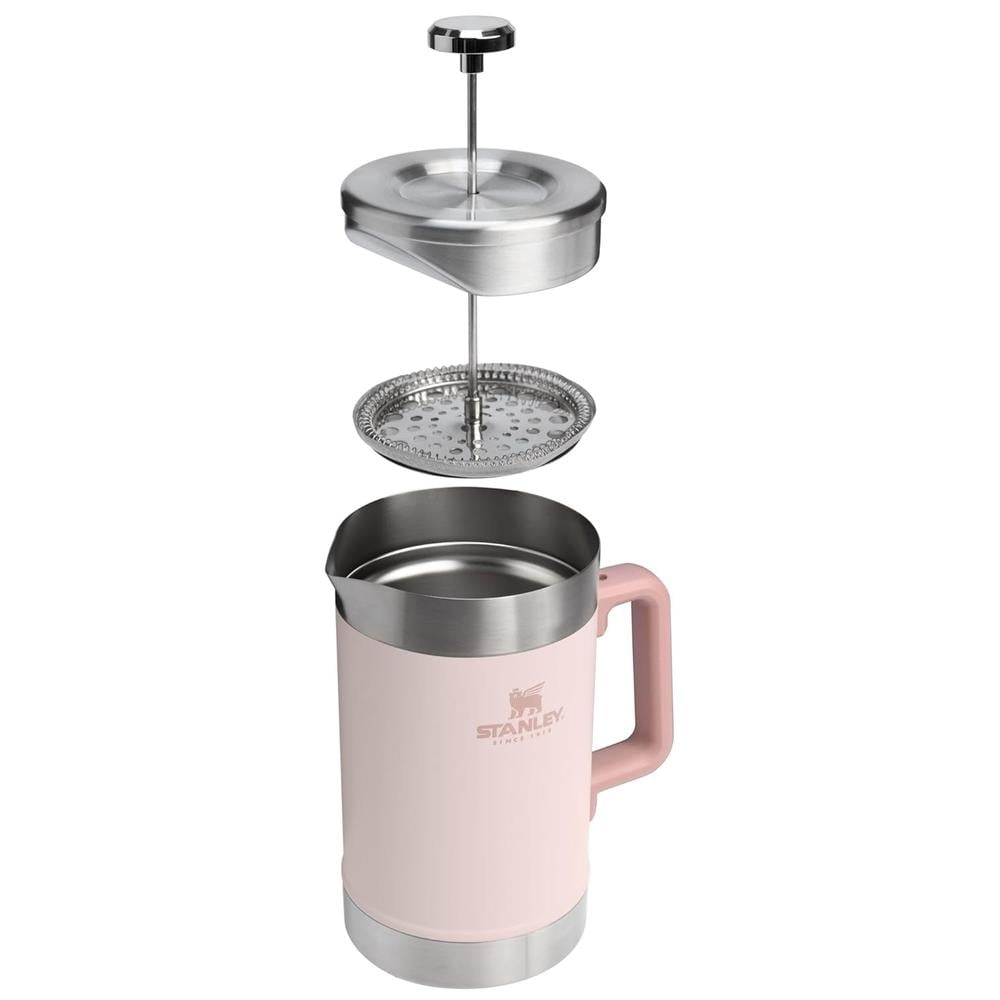 STANLEY CAFETERA FRENCH PRESS CLASSIC STAY-HOT 48 OZ / 1.42 L | ROSE - 2