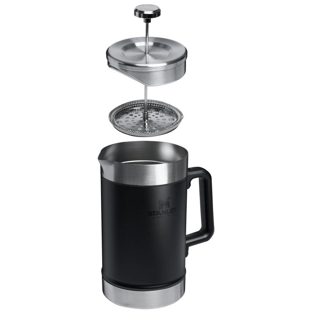 STANLEY CAFETERA FRENCH PRESS CLASSIC STAY-HOT 48 OZ / 1.42 L | BLACK 2.0 - 2