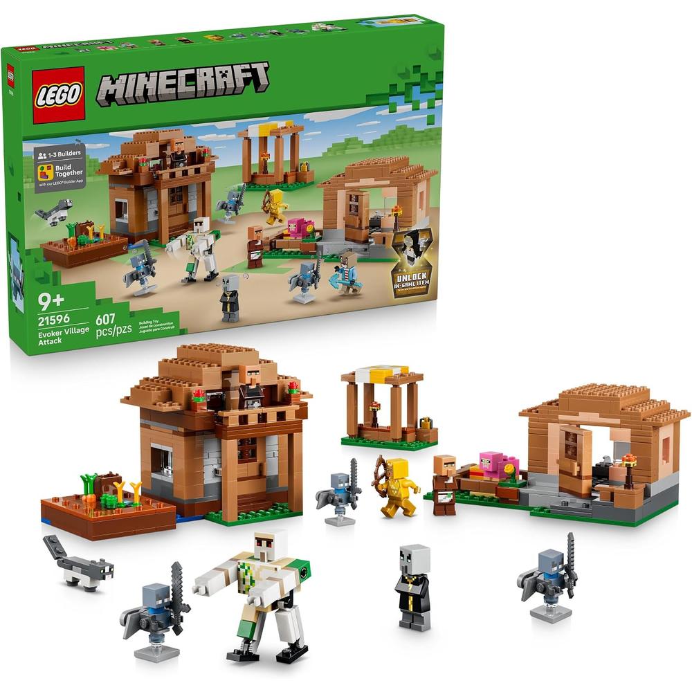 LEGO ATAQUE A LA ALDEA DEL EVOCADOR MINECRAFT 21596 - 1