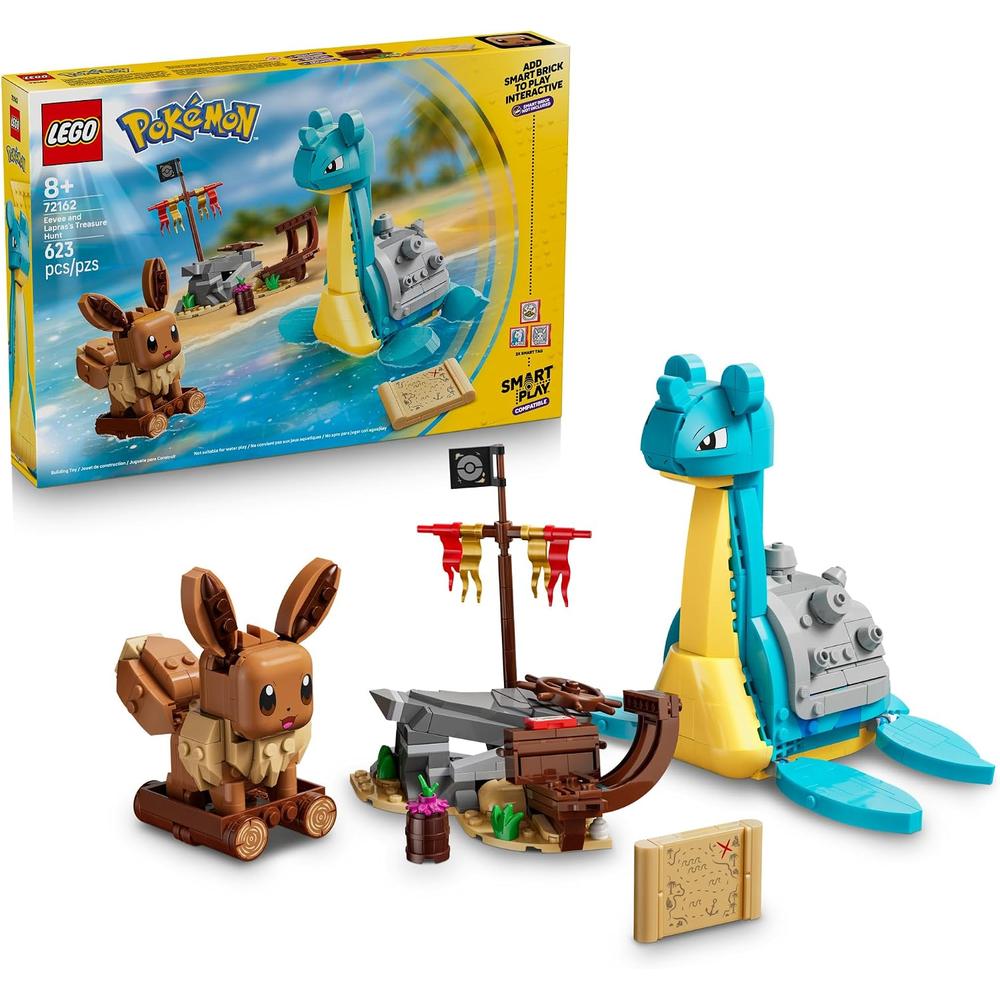 LEGO BÚSQUEDA DEL TESORO DE EEVEE Y LAPRAS POKÉMON SMART PLAY 72162 - 1