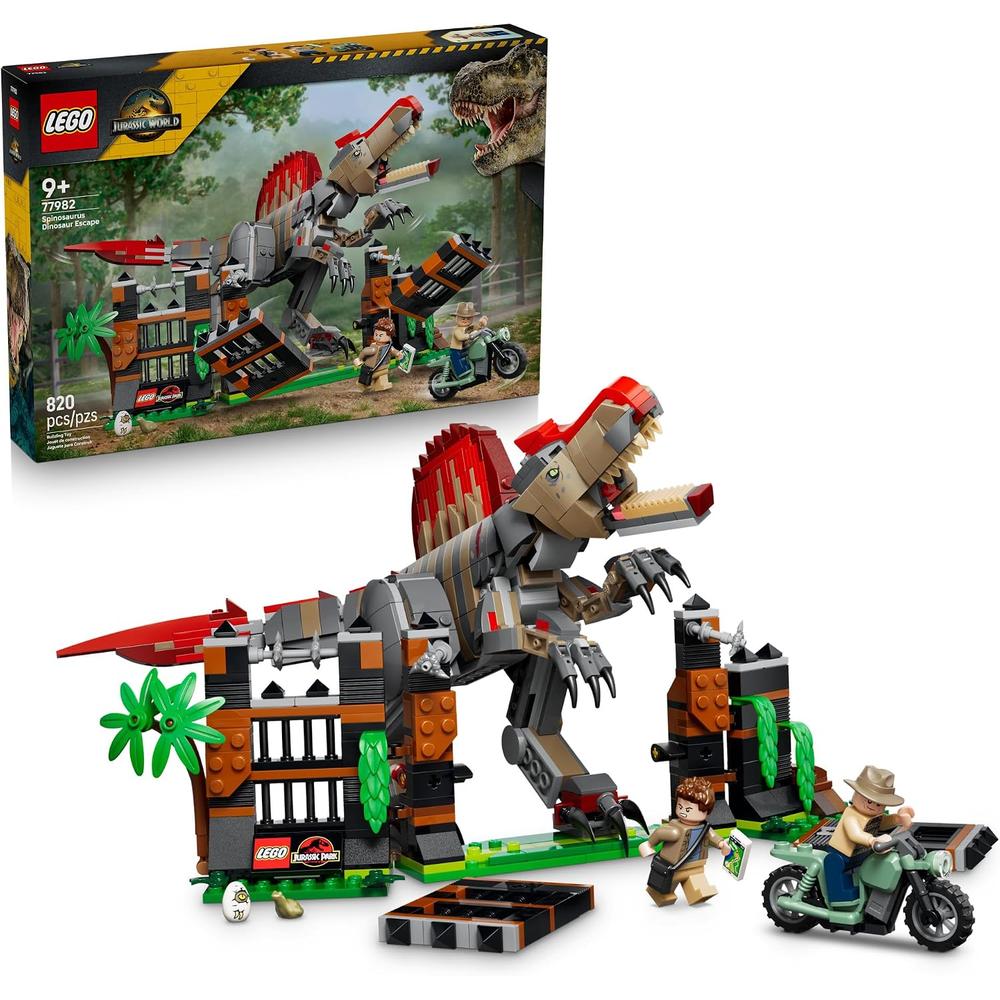 LEGO ESCAPE DEL DINOSAURIO SPINOSAURUS JURASSIC WORLD 77982 - 1