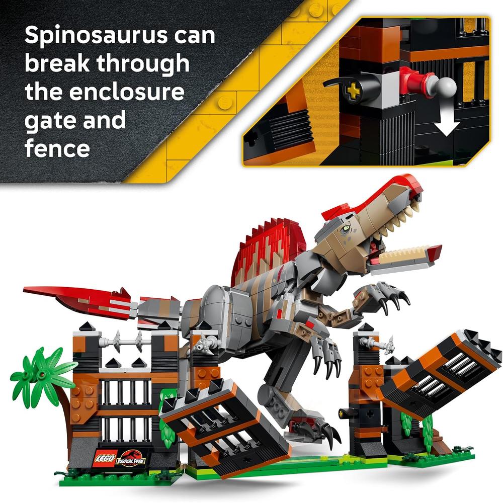 LEGO ESCAPE DEL DINOSAURIO SPINOSAURUS JURASSIC WORLD 77982 - 3
