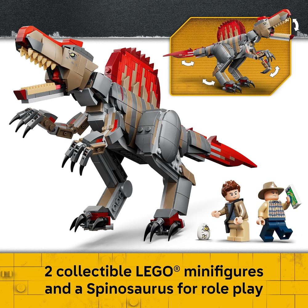 LEGO ESCAPE DEL DINOSAURIO SPINOSAURUS JURASSIC WORLD 77982 - 5
